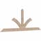 Ekena Millwork Richland Smooth Timber Gable Bracket, Douglas Fir, 108"W x 40"H x 1 1/2"D x 5 1/2"F, 9/12 Pitch GBW108X40X0206RIC00SDF - alternate 4